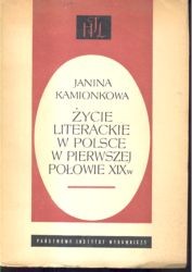 Życie literackie w Polsce w pierwszej połowie XIX w.