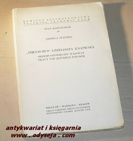 THESAURUS Grzegorza Knapiusza