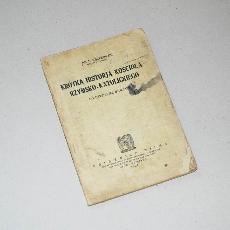 Krótka historja kościoła rzymsko-katolickiego