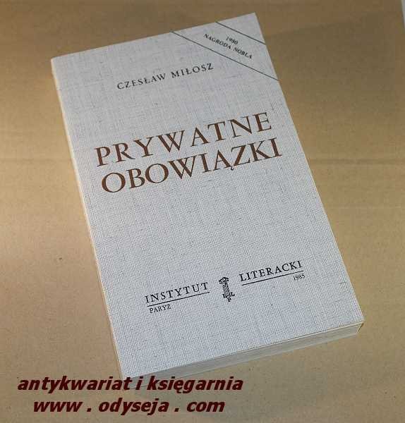 Prywatne obowiązki  /  Miłosz
