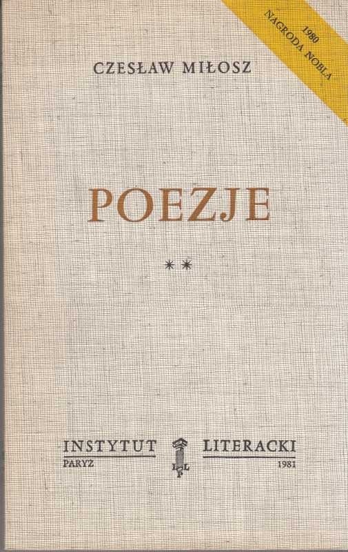 Poezje  /  Czesław Miłosz