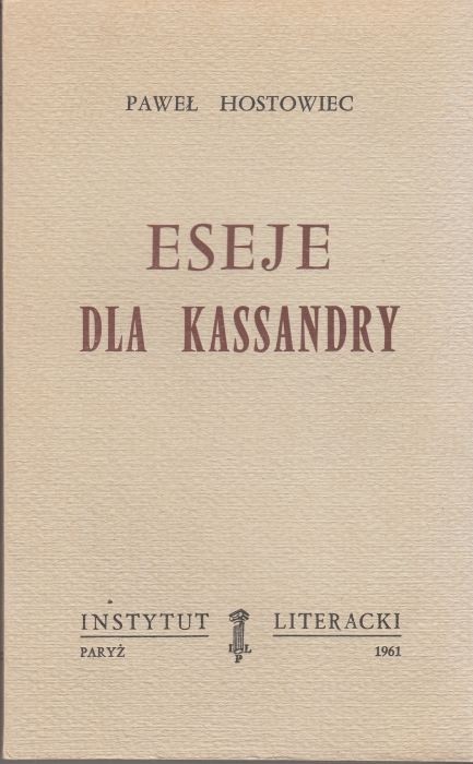 Eseje dla Kassandry /  Hostowiec