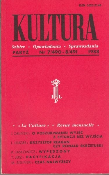 KULTURA  7/490 - 8/491 1988