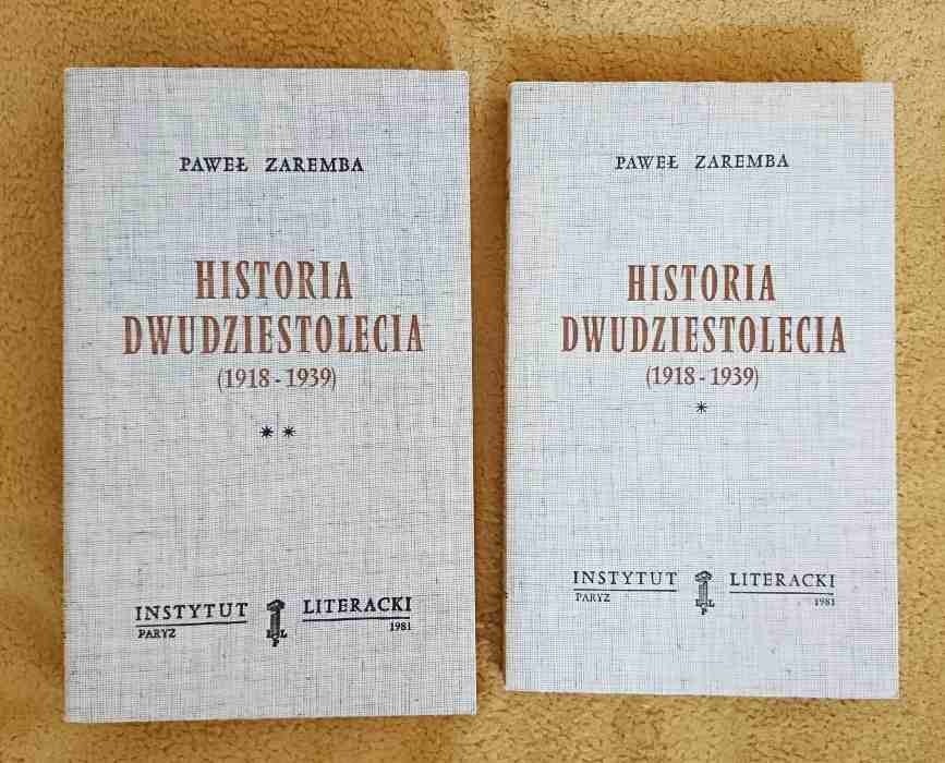 Historia dwudziestolecia 1918-1939 t. 1/2  / Zaremba