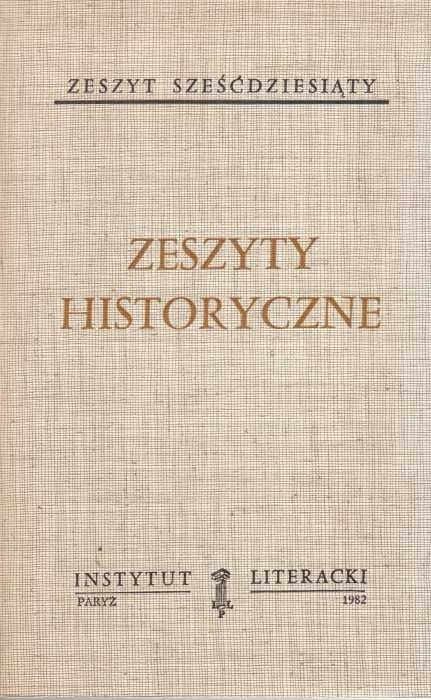 Zeszyty historyczne z. 60 (paryski oryginał)