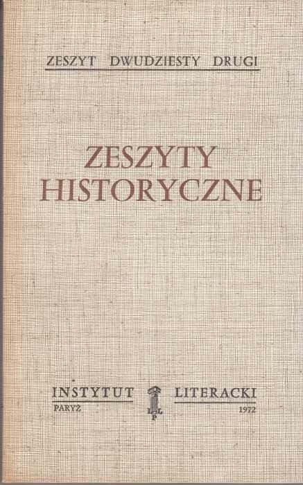 Zeszyty historyczne z. 22 (paryski oryginał)