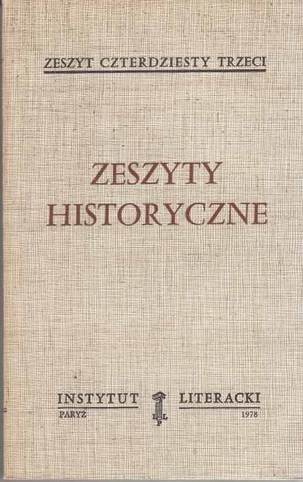 Zeszyty historyczne z. 43  (paryski oryginał)