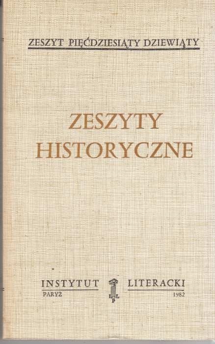Zeszyty historyczne z. 59 (paryski oryginał)