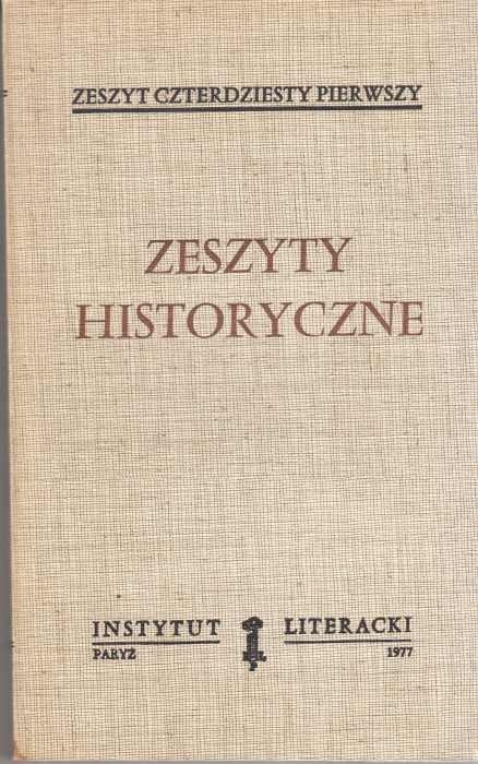 Zeszyty historyczne z. 41  (paryski oryginał)
