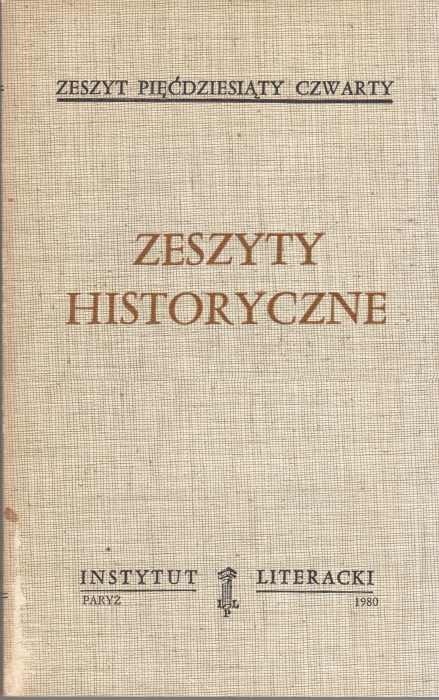 Zeszyty historyczne z. 54 (paryski oryginał)