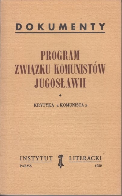 Program Związku Komunistów Jugosławii