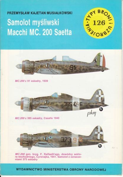 TBiU 126 Samolot myśliwski Macchi MC. 200 Saetta