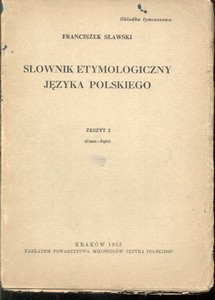 Słownik etymologiczny języka polskiego. Zeszyt 2. (Sławski)