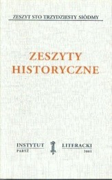 Zeszyty Historyczne zeszyt 137
