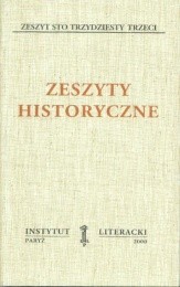 Zeszyty Historyczne zeszyt 133