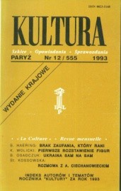 Kultura nr 12/555 (wydanie krajowe) 1993