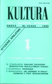 Kultura nr 10/625 (wydanie krajowe) 1999