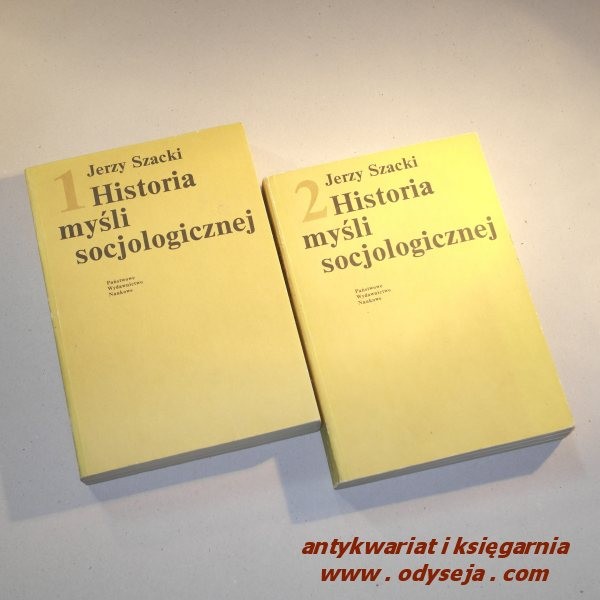 Historia myśli socjologicznej  t. 1/2   /  Szacki