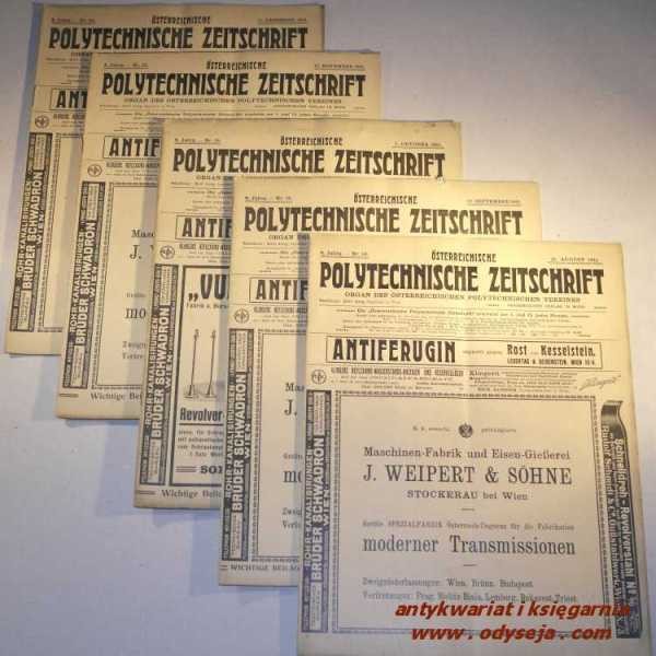 Österreichische Polytechnische Zeitschrift Organ Österreichischen Polytechnischen Vereines 1911