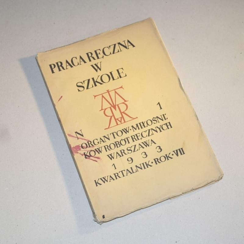PRACA RĘCZNA W SZKOLE nr  1 / 1933