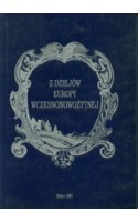 Z dziejów Europy wczesnonowożytnej