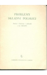 Problemy składni polskiej