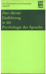Einführung in die Psychologie der Sprache.