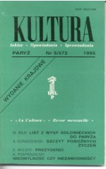 KULTURA nr 5/572 1995