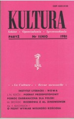 KULTURA  11/410  1981