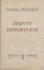 Zeszyty Historyczne z. 13  (paryski oryginał)
