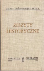 Zeszyty Historyczne z. 63 (paryski oryginał)