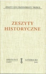 Zeszyty Historyczne zeszyt 133
