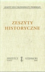 Zeszyty Historyczne zeszyt 131