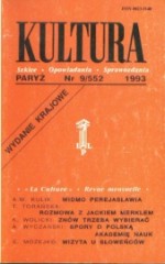 Kultura nr 9/552 (wydanie krajowe) 1993