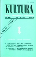 Kultura nr 10/625 (wydanie krajowe) 1999